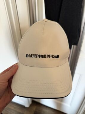 Orangetheory White Hat with Black Logo